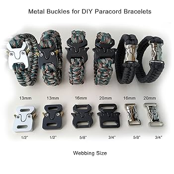 Amazon.com: 10 Set Metal 5/8 Inch Flat Side Release Buckles